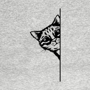 Peeking Kitten T-Shirt